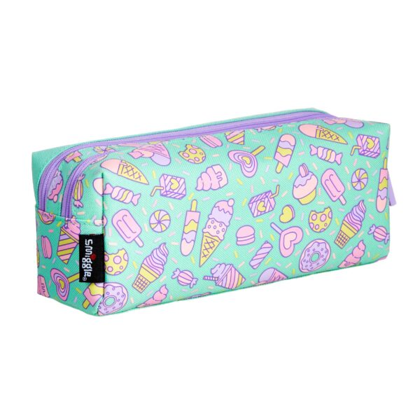 Smiggle Vibin Pencil Case Twin Zip Mint
