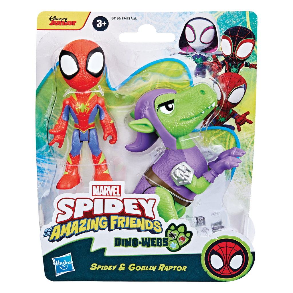 Spidey And His Amazing Friends (Hero Dino Webs Figures Assortment)