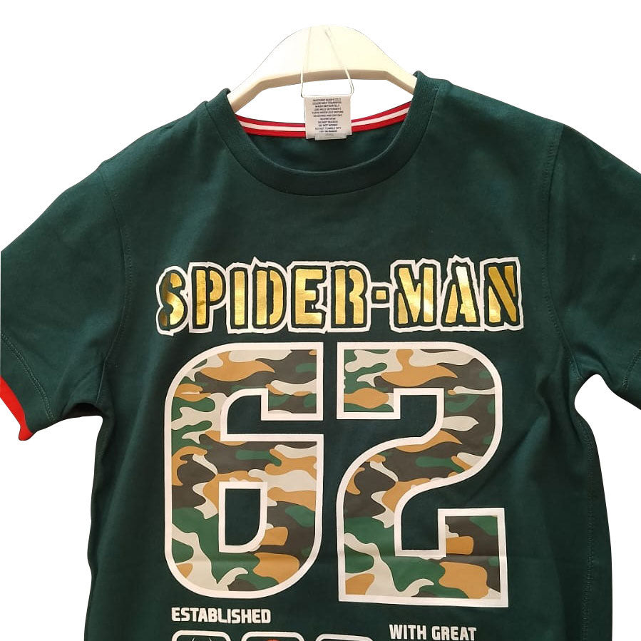Marvel Spiderman Shirt Short Sleeve