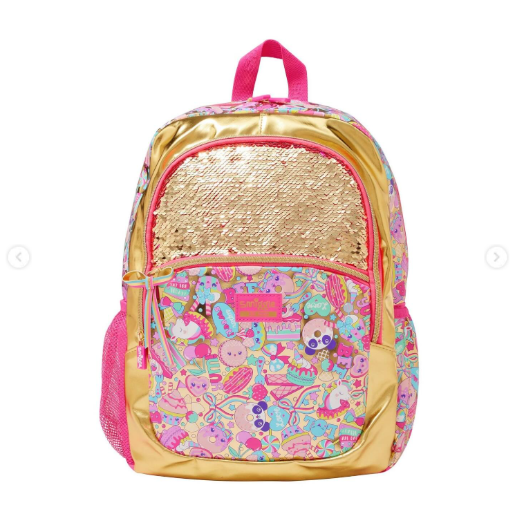 Smiggle 20Th Birthday Bag Backpack Gold