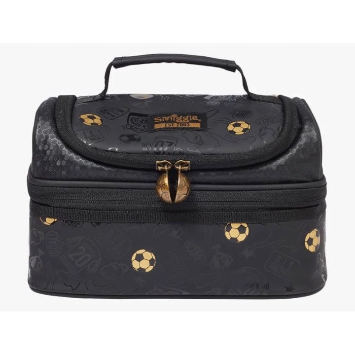 Smiggle 20Th Birthday Lunchbox Double Decker Black