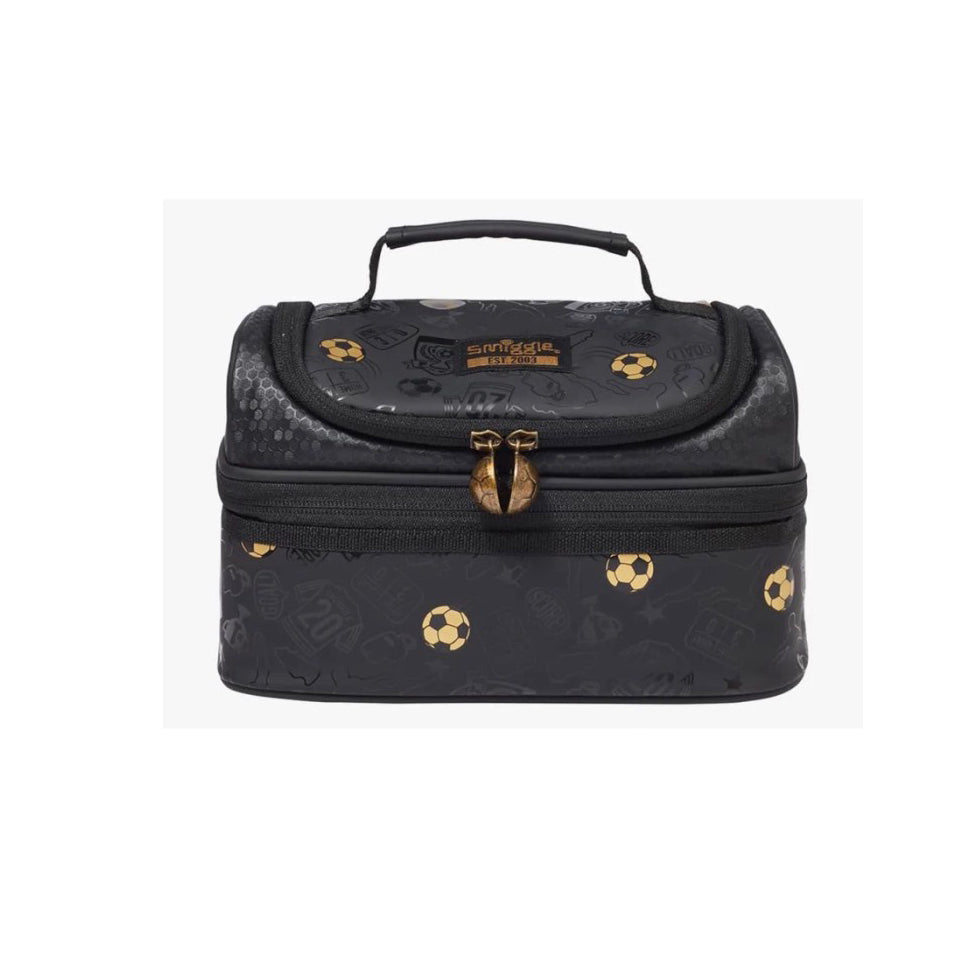 Smiggle 20Th Birthday Lunchbox Double Decker Black