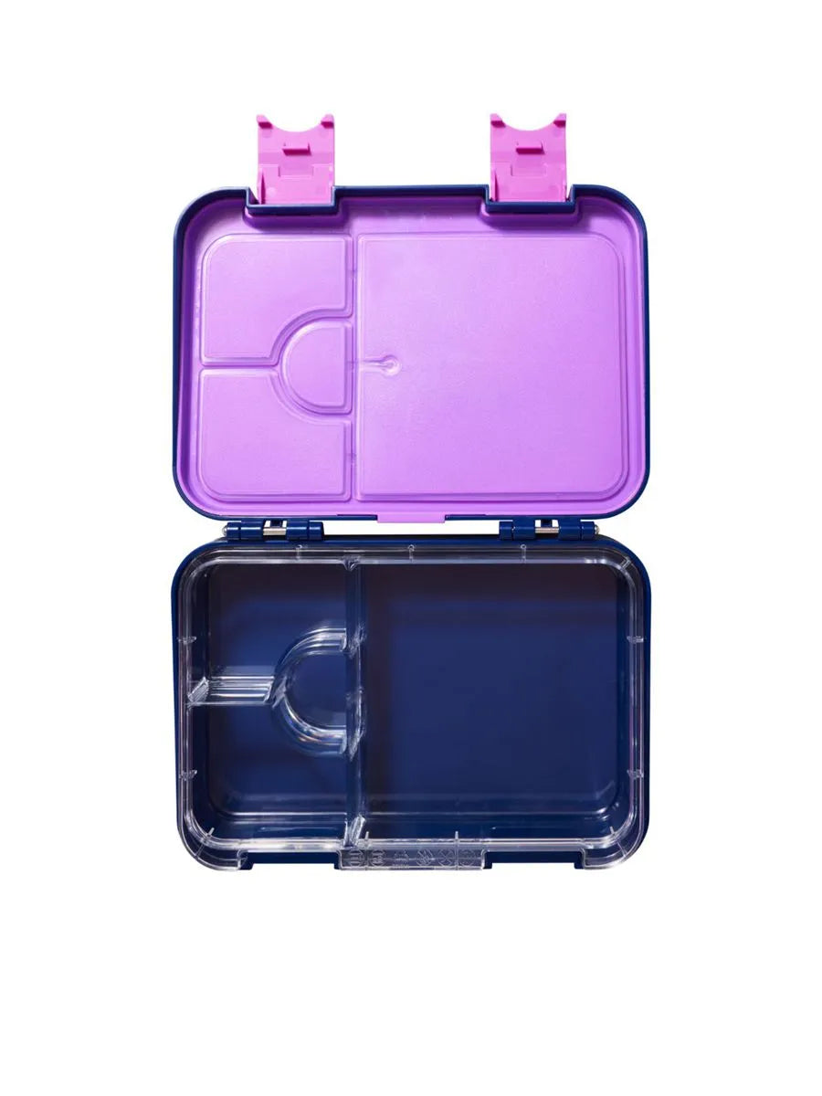 Smiggle Away Lunchbox Bento Medium Happy Navy