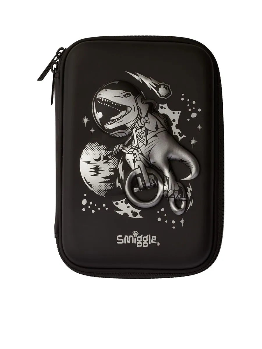 Smiggle Better Together Pencil Case Hardtop Character Black