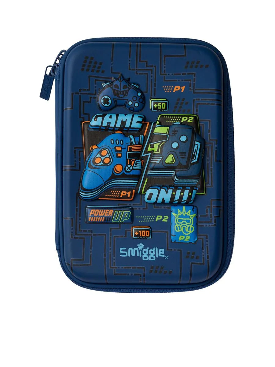 Smiggle Better Together Pencil Case Hardtop Character Navy