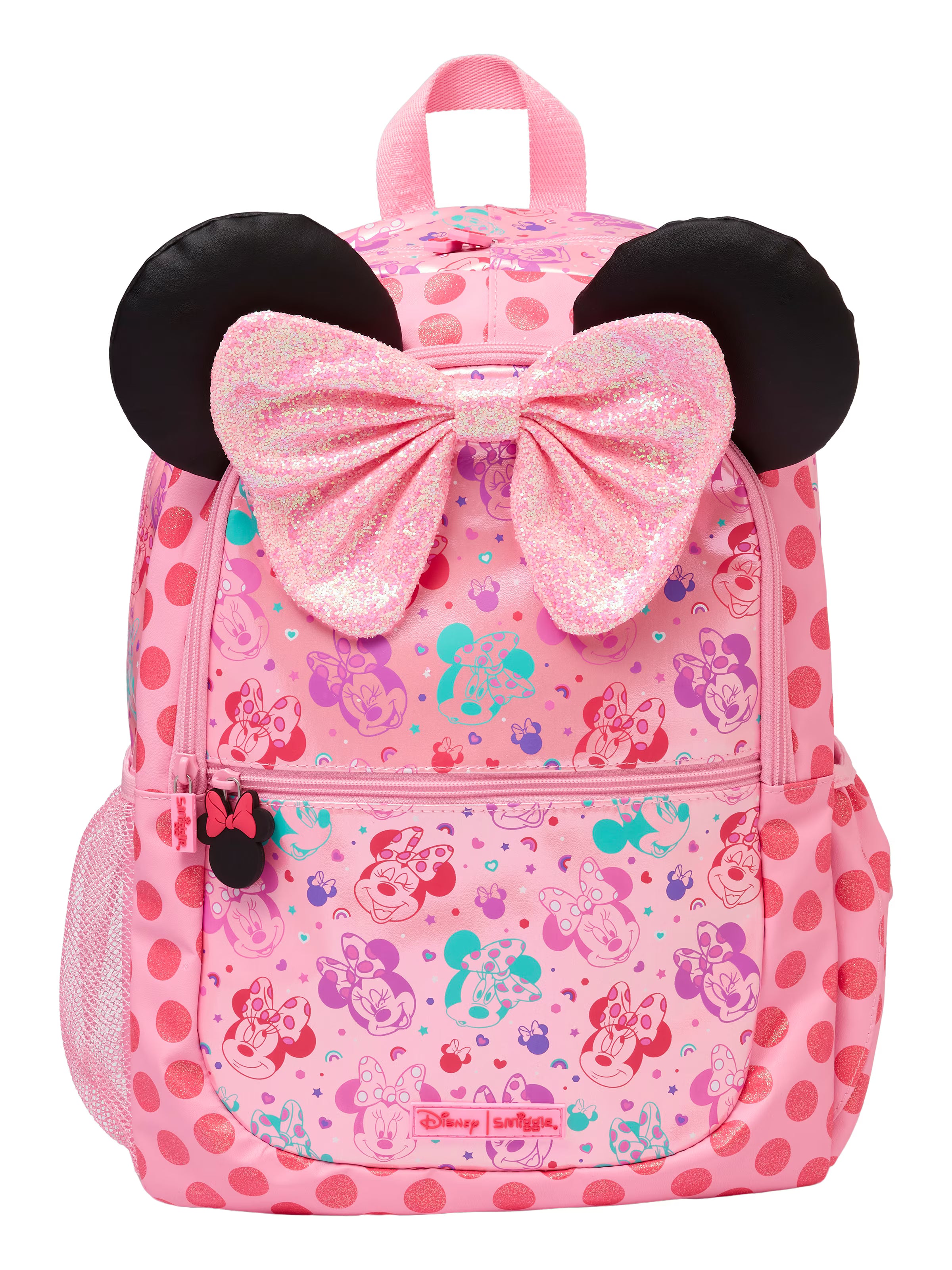 Smiggle Mickey & Minnie Bag Backpack Confetti
