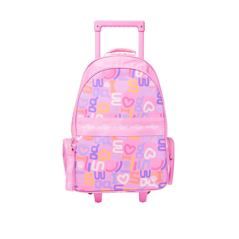 Smiggle Smiggle 3 Bag Backpack Trolley With Light Up Wheels