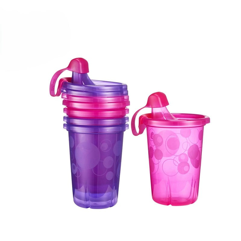 The First Years Take & Toss Sippy Cups 10Oz-Purple