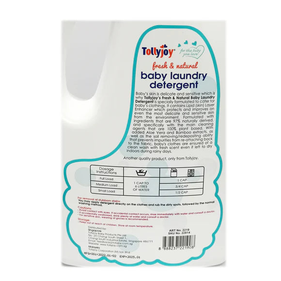 Tollyjoy Fresh & Natural Laundry Detergent
