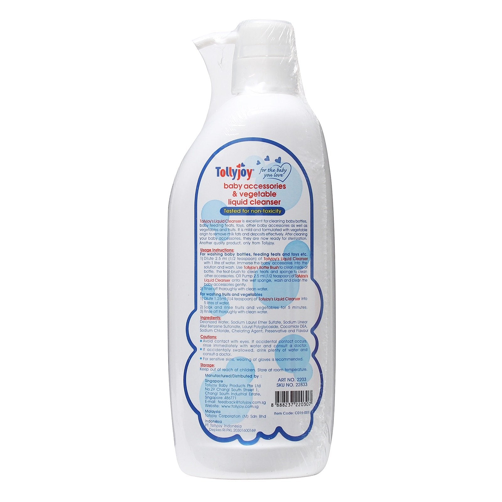 Tollyjoy Liquid Cleanser 900Ml