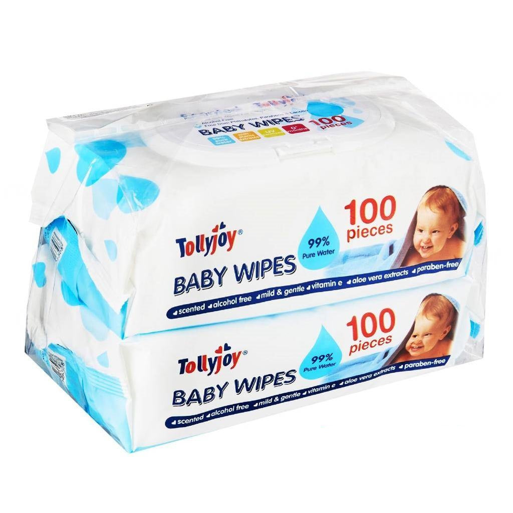 Tollyjoy Scented Baby Wipes 100S X 2 S/O
