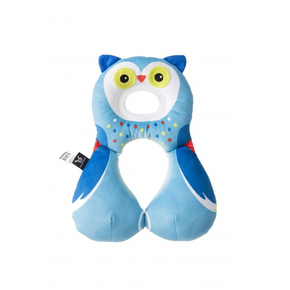 Travel Friends Total Support Headrest 1-4Yr Owl New