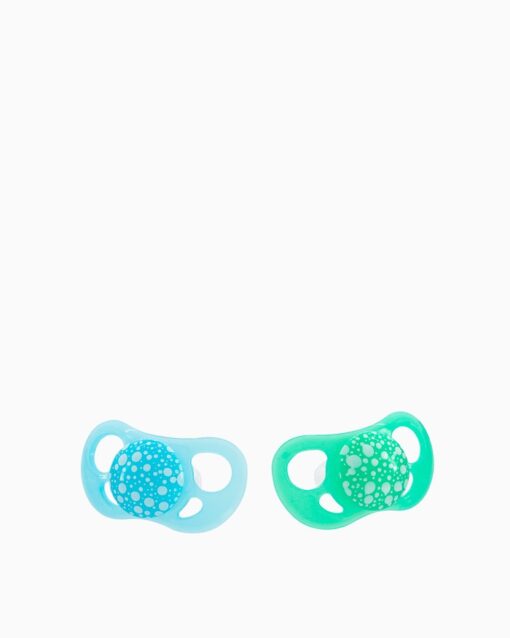 Twistshake 2X Pacifier 6+M Pastel Blue/Green