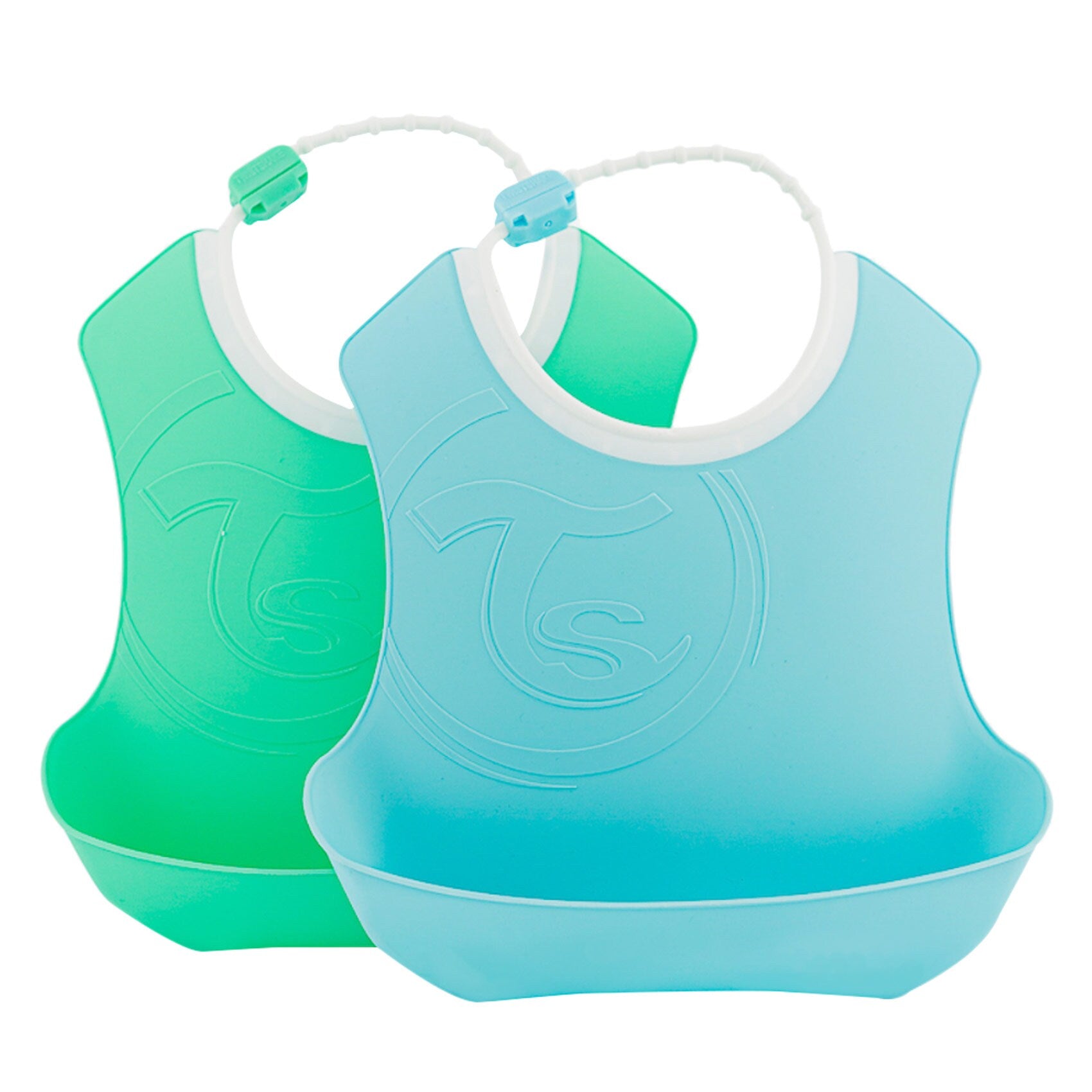 Twistshake Bib 4+M Pastel Blue Green