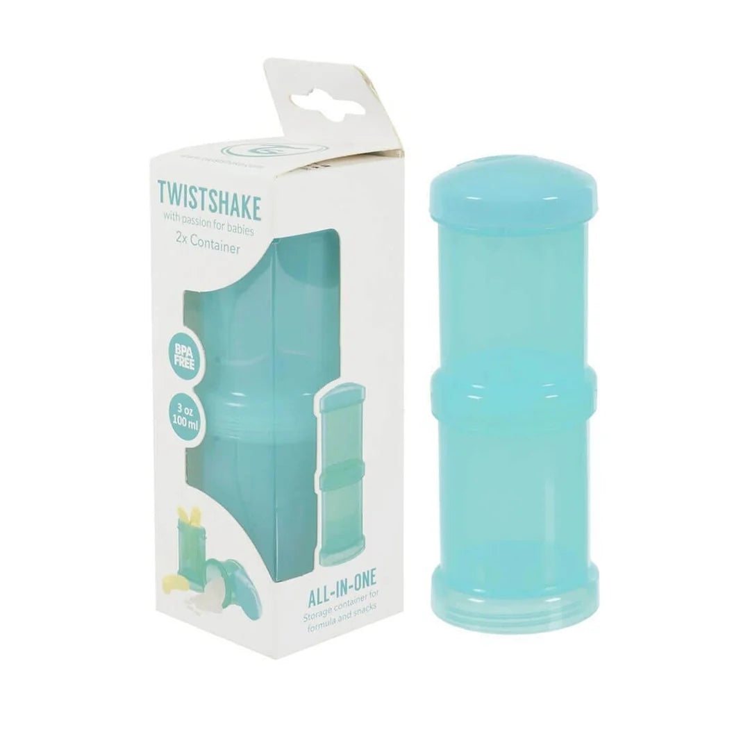 Twistshake Container 2X 100Ml Pastel Blue
