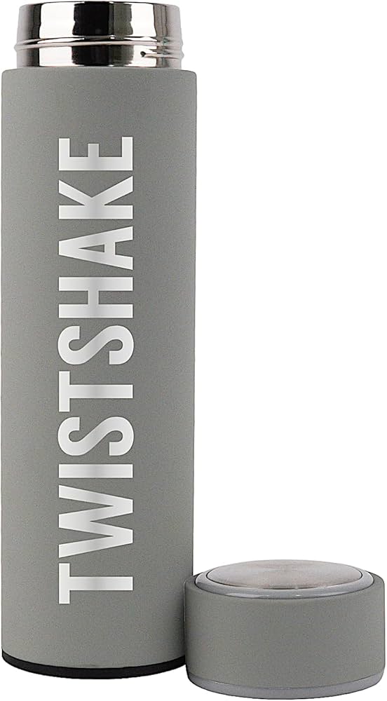 Twistshake Hot & Cold Bottle 420Ml Pastel Grey S/O