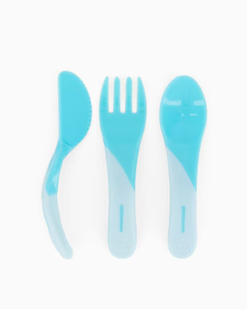 Twistshake Learn Cutlery 6+M P.Blue