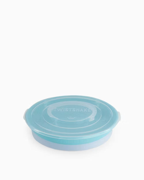 Twistshake Plate 6+M Pastel Blue