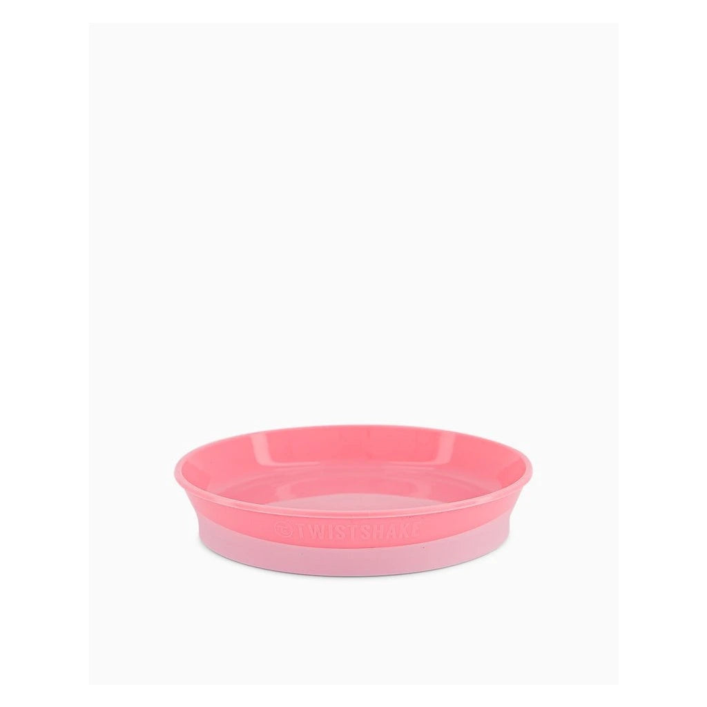 Twistshake Plate 6+M Pastel Pink