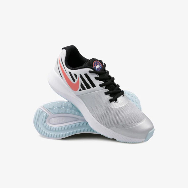 Nike Star Runner Sd 'Grey Black Orange' Kid'S