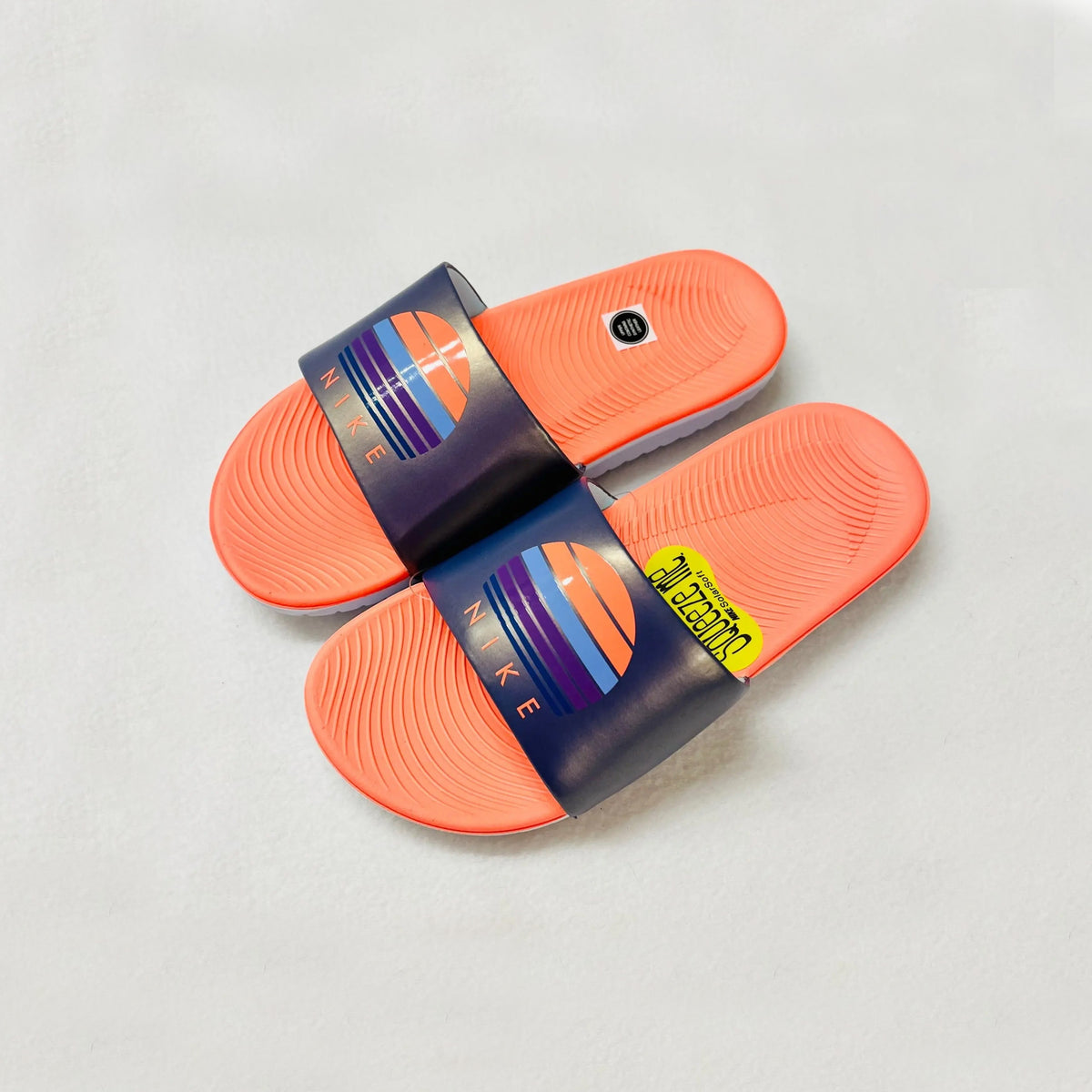 Nike Kids Kawa Se 2 Slide Sandals Purple Dust Bright Mango