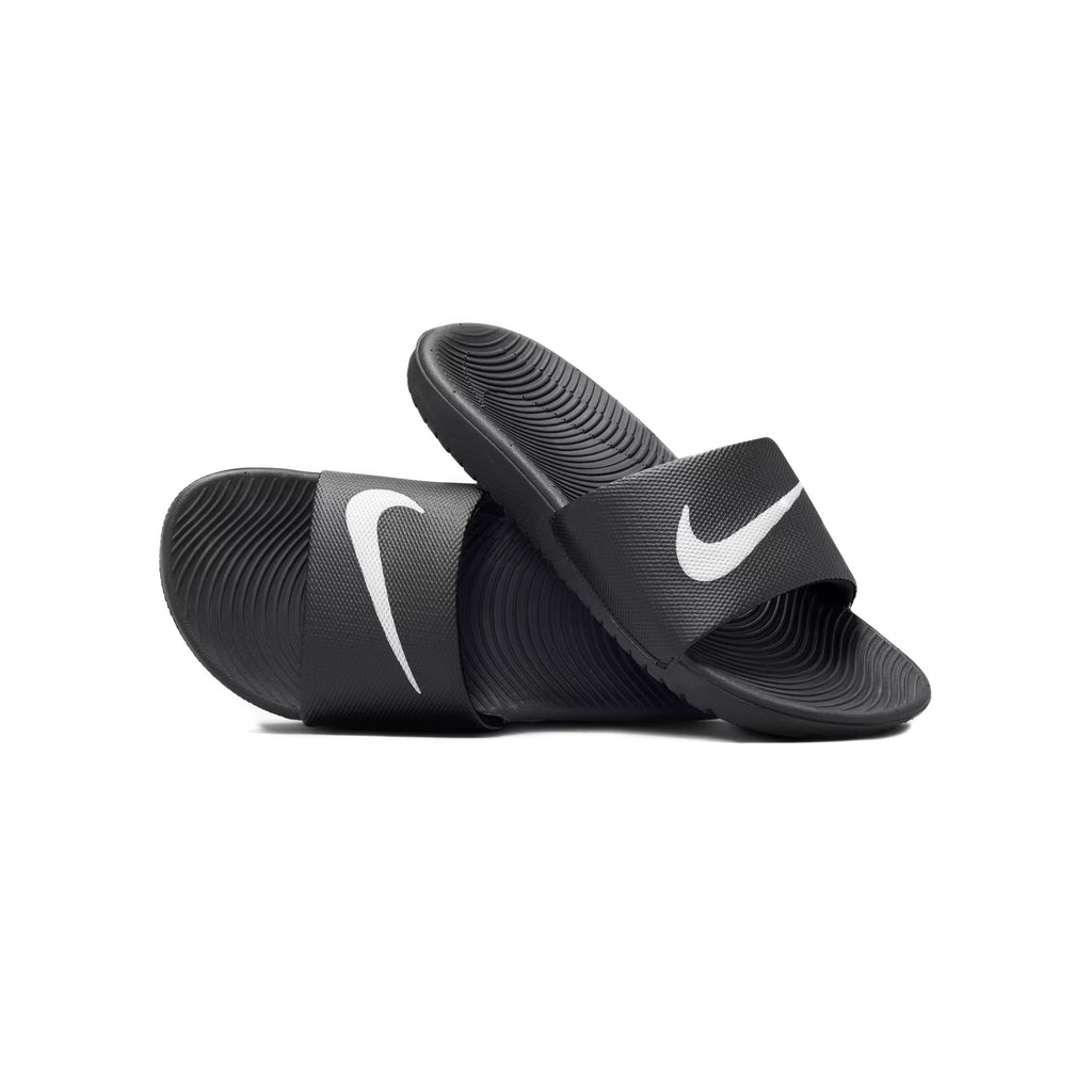 Nike Slide Sandals Youth Kawa Black White
