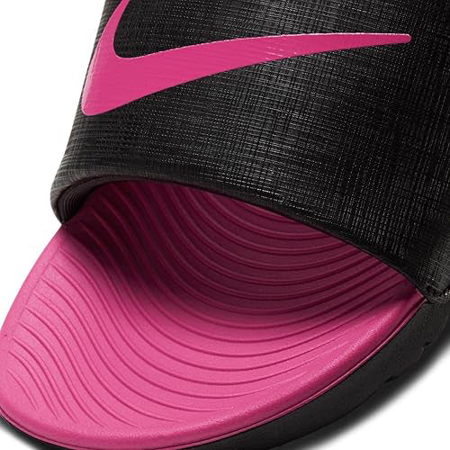 Nike Kawa Slide Black Vivid Pink (Gs)